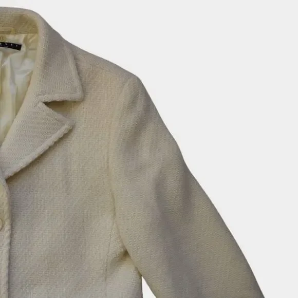 SISLEY Women's Wool Coat Size 10 - Picture 4 of 7